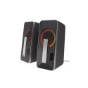 Genesis | Computer Speaker | Helium 100BT RGB | Bluetooth | Silver/Black | Ω | Gaming Speakers | Wireless connection