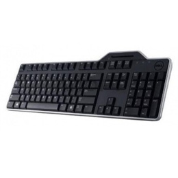 Dell KB-813 Keyboard layout Qwerty, Black, with smart card reader, Russsian