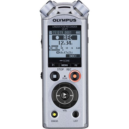 Olympus | LS-P1 | LCD | Stereo | Microphone connection | 96kHz/24bit Linear PCM | Digital