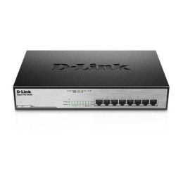 D-Link | Switch | DGS-1008MP | Unmanaged | Rack mountable | 1 Gbps (RJ-45) ports quantity 8 | PoE ports quantity 8 | Power suppl