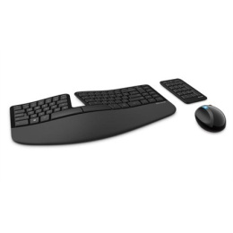 Microsoft | L5V-00009 | Sculpt Ergonomic Desktop | Multimedia | Wireless | Mouse included | DK | Black | Danish | 842 g | Numeri