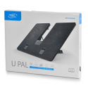 Deepcool | U-Pal | Notebook stand- cooler up to 19"" | Black
