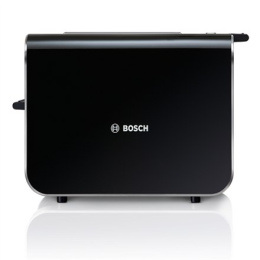 Toster Bosch TAT8613 Czarny, Stal nierdzewna, 860 W, Ilość gniazd 2, Ilość poziomów mocy 5, Podgrzewacz do bułek w zestawie