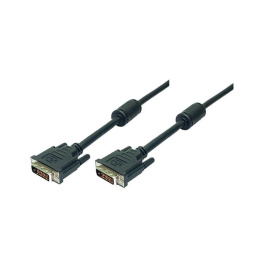 Logilink DVI-D (24+1) - DVI-D (24+1), dual link, 2 ", czarny, kabel połączeniowy