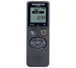 Cyfrowy dyktafon Olympus VN-540PC Wyświetlacz segmentowy 1,39', WMA, Czarny,
