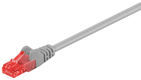 Goobay | CAT 6 | Network cable | Unshielded twisted pair (UTP) | Male | RJ-45 | Male | RJ-45 | Grey | 0.25 m
