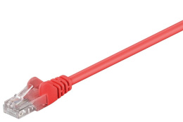 Goobay 68349 CAT 5e patch cable, U/UTP, red, 10 m