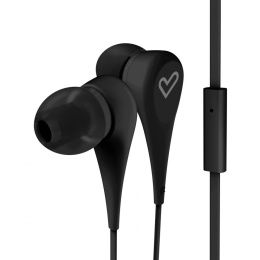 Energy Sistem Earphones Style 1+ 3.5 mm, In-ear, Microphone, Black, Black