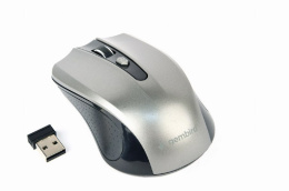 Gembird Mouse MUSW-4B-04-BG Standard, No, Black/ Space Grey, Wireless, No, Wireless connection