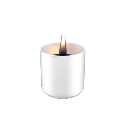 Tenderflame | Table burner | Lilly 1W Glass | White
