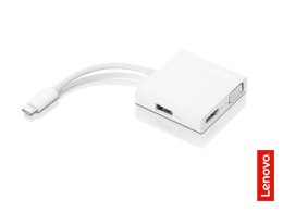 Lenovo | USB-C 3-in-1 Travel Hub | VGA, HDMI, USB 3.0 | Power Adapter