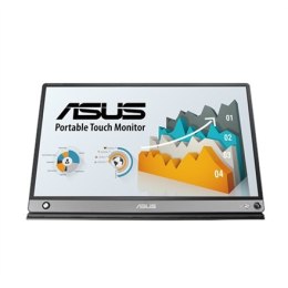 Asus MB16AMT 15.6 ", Touchscreen, IPS, FHD, 16:9, 5 ms, 250 cd/m?, Dark gray, HDMI ports quantity 1
