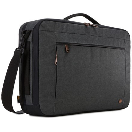 Case Logic | Fits up to size 15.6 "" | Era Hybrid Briefcase | Messenger - Briefcase/Backpack | Obsidian | Shoulder strap
