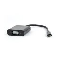 Cablexpert 15 pin HD D-Sub (HD-15) | Male | 24 pin USB-C | Male | Black | 0.15 m