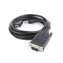 Cablexpert Video adapter cable | 15 pin HD D-Sub (HD-15) | Mini-phone stereo 3.5 mm | Male | 19 pin HDMI Type A | Male | Black |