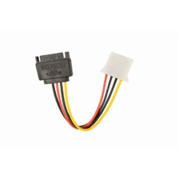 Gembird | Power adapter | 4 PIN internal power | 15 pin Serial ATA power | 0.15 m