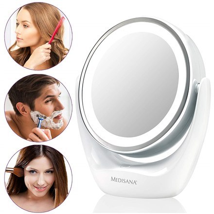 Medisana | CM 835 2-in-1 Cosmetics Mirror | 12 cm | High-quality chrome finish